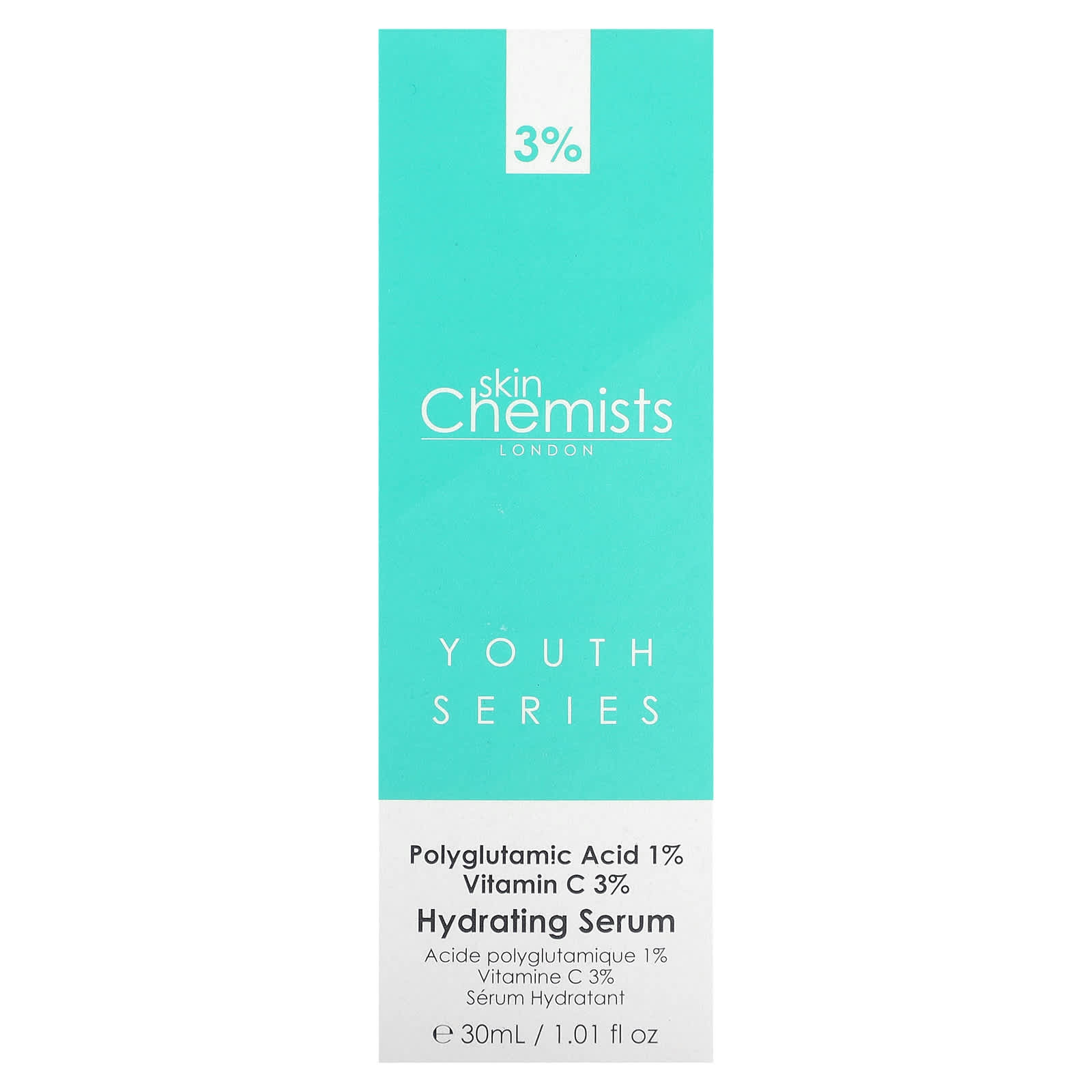 skinChemists, Youth Series, увлажняющая сыворотка, 30 мл (1,01 жидк. Унции)