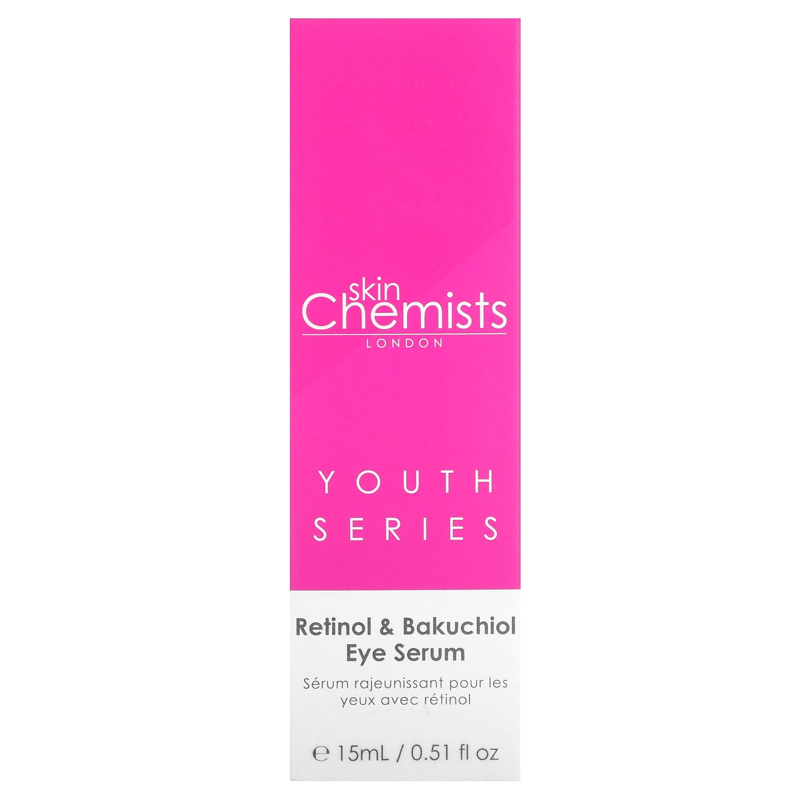 skinChemists, Youth Series, сыворотка для области глаз с ретинолом и бакучиолом, 15 мл (0,51 жидк. унции)