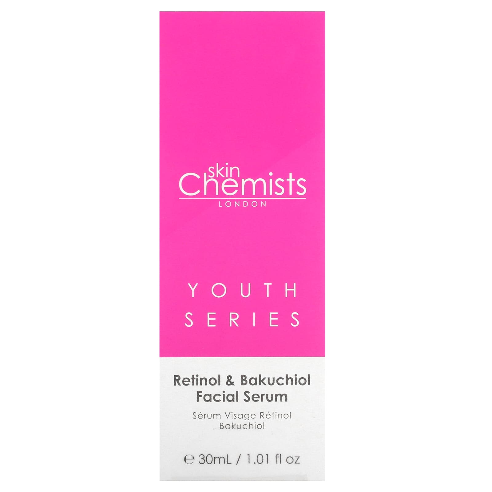 skinChemists, Youth Series, сыворотка для лица с ретинолом и бакухиолом, 30 мл (1,01 жидк. унции)