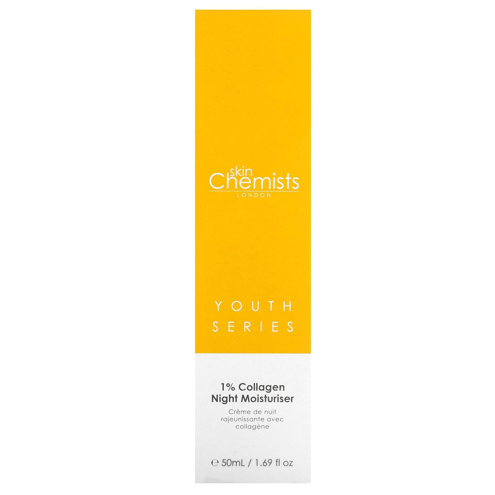 skinChemists, Youth Series, ночное увлажняющее средство с 1% коллагеном, 50 мл (1,69 жидк. Унции)