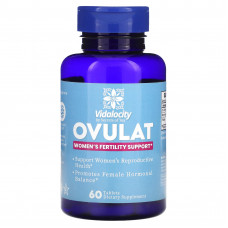 Secrets of Tea, Vidalocity, Ovulat, средство для поддержки женской фертильности, 60 таблеток
