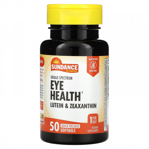 Sundance Vitamins, Широкий спектр действия для здоровья глаз, 50 капсул быстрого высвобождения