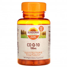 Sundown Naturals, Co Q-10, 100 мг, 100 мягких таблеток