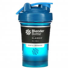 Blender Bottle, Classic With Loop, классический шейкер с петелькой, океанический голубой, 600 мл (20 унций)