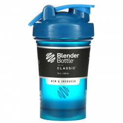 Blender Bottle, Classic With Loop, классический шейкер с петелькой, океанический голубой, 600 мл (20 унций)