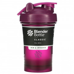 Blender Bottle, Classic With Loop, классический шейкер с петелькой, сливовый, 600 мл (20 унций)
