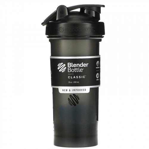 Blender Bottle, Classic, шейкер, черный, 828 мл (28 унций)