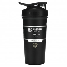 Blender Bottle, Strada, с изоляцией из нержавеющей стали, черный, 710 мл (24 унции)