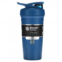 Blender Bottle, Strada, с изоляцией из нержавеющей стали, голубой, 710 мл (24 унции)