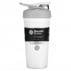 Blender Bottle, Strada, с изоляцией из нержавеющей стали, белый цвет, 710 мл (24 унции)