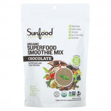 Sunfood, Смесь для смуззи с органическим шоколадом и суперфудами, 8 унций (227 г)