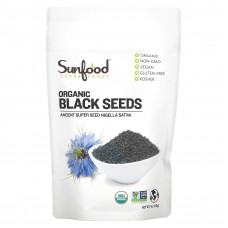 Sunfood, Органические черные семена, 113 г (4 унции)