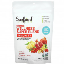 Sunfood, Organic Wellness Super Blend, иммунитет, 227 г (8 унций)