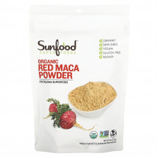 Sunfood, Порошок из необработанной органической красной маки, 227 г (8 унций)