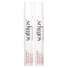 Softlips, Солнцезащитное средство для губ, SPF 20, арбуз, 2 пакетика по 2 г (0,07 унции)