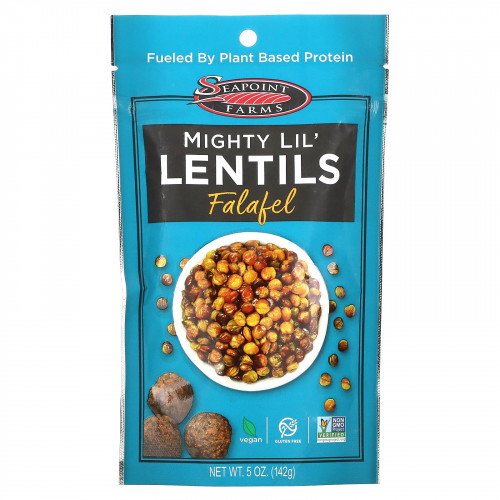 Seapoint Farms, Mighty Lil 'Lentils, Фалафель, 5 унций (142 г)