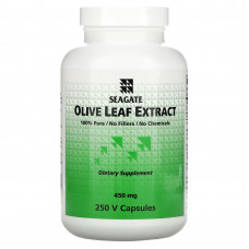 Seagate, Экстракт оливковых листьев, 450 мг, капсулы по 250 В