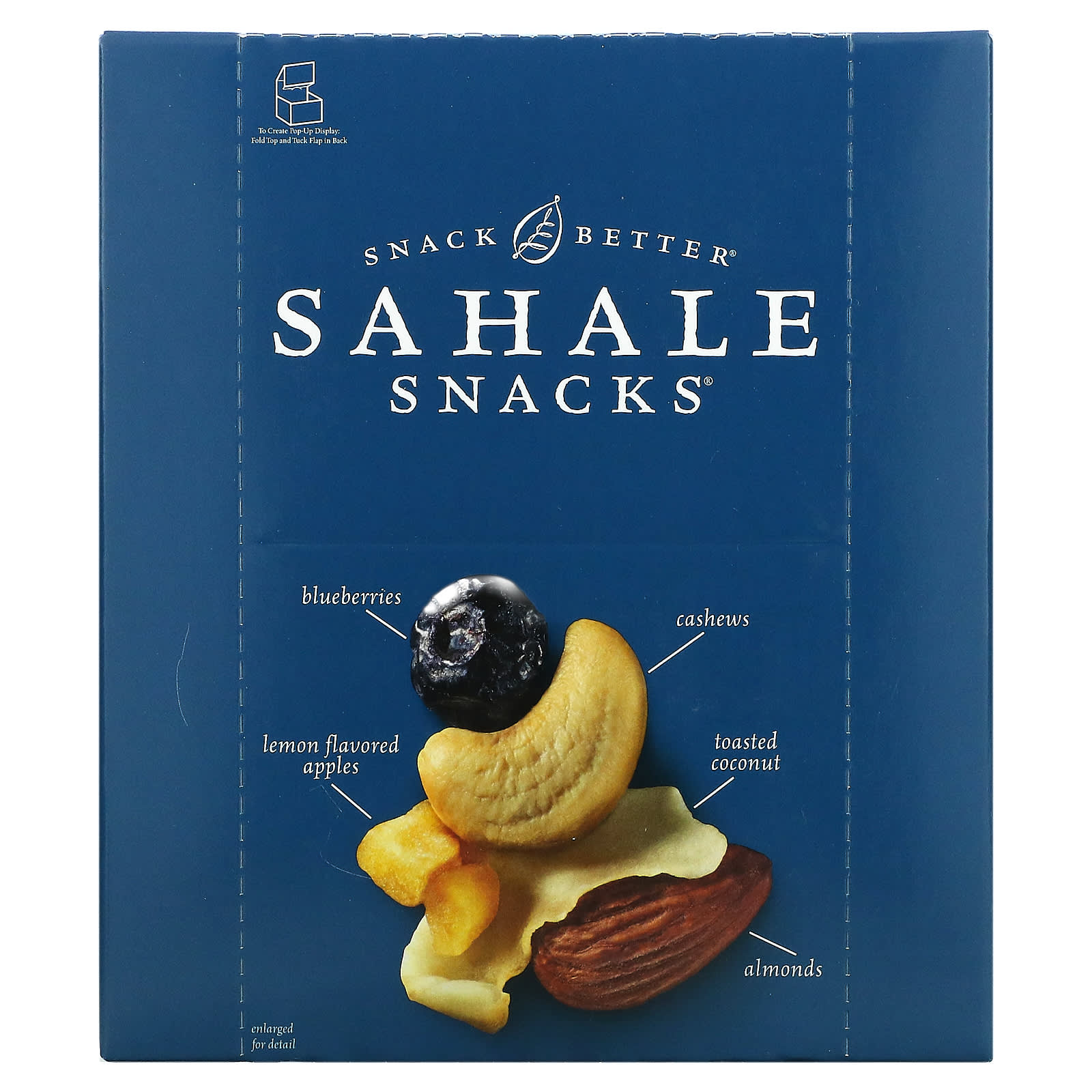 Sahale Snacks, смесь миндаля, орехов и сухофруктов, ягодный макарун, 9 пакетиков по 42,5 г (1,5 унции)