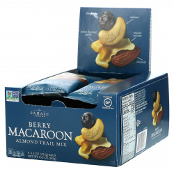 Sahale Snacks, смесь миндаля, орехов и сухофруктов, ягодный макарун, 9 пакетиков по 42,5 г (1,5 унции)