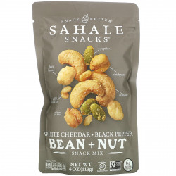 Sahale Snacks, Snack Mix, Белый чеддер, фасоль черного перца + орех, 4 унции (113 г)