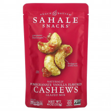 Sahale Snacks, глазированная смесь, кешью с натуральным гранатом и ванилью, 113 г (4 унции)