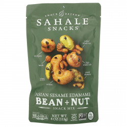 Sahale Snacks, Snack Mix, азиатский кунжут и бобы эдамаме с орехами, 113 г (4 унции)