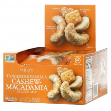 Sahale Snacks, Глазированная смесь, мандарин, ваниль, кешью и макадамия, 9 пакетиков, 42,5 г (1,5 унции) каждый