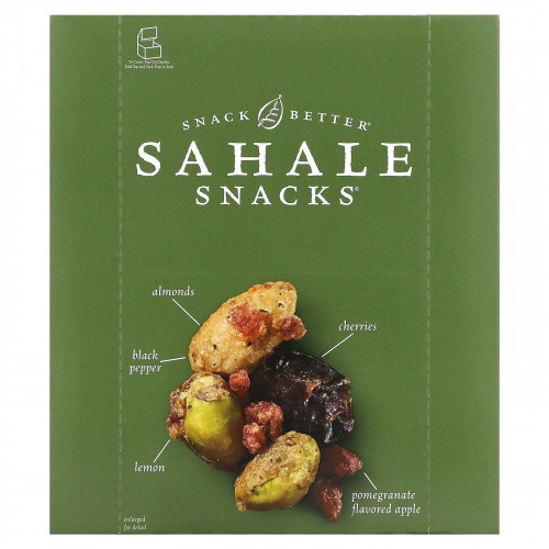 Sahale Snacks, Glazed Mix, фисташки со вкусом натурального граната, 9 пакетиков по 42,5 г (1,5 унции) каждый