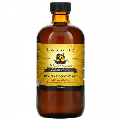 Sunny Isle, 100% натуральное ямайское черное касторовое масло, 240 мл (8 жидк. унций)
