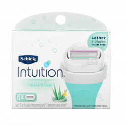 Schick, Intuition, Sensitive Care, сменные картриджи, 6 картриджей