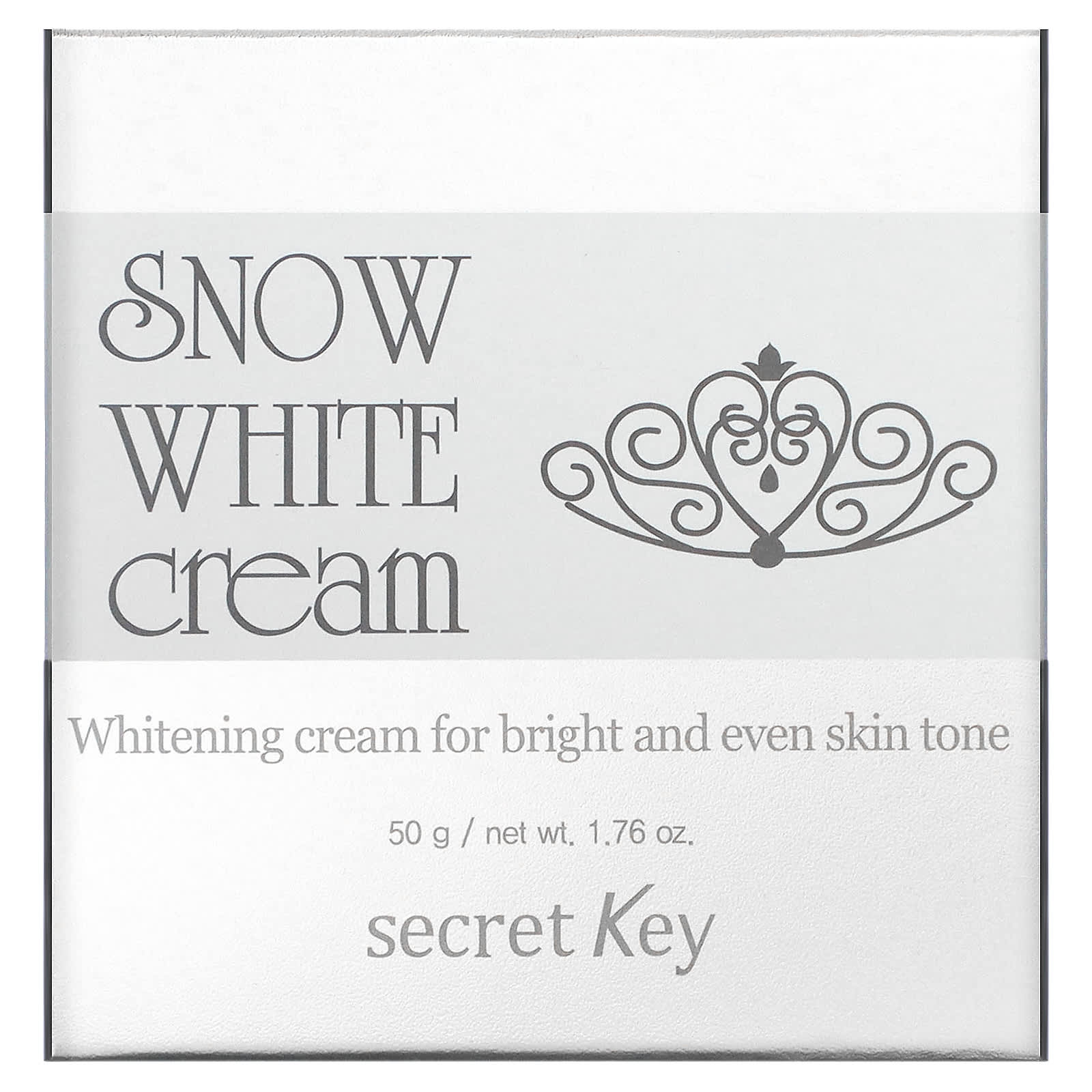 Secret Key, Snow White Cream, отбеливающий крем, 50 г (1,76 унции)