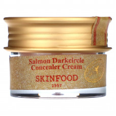 SKINFOOD, крем-консилер от темных кругов с лососем, No 1 для цветения лосося, 10 г (0,35 унции)