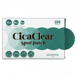 SKINFOOD, CicaClear Spot Patch, 100 патчей