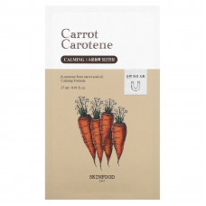 SKINFOOD, Косметическая маска с морковью и каротином, 1 шт., 27 мл (0,91 жидк. Унции)