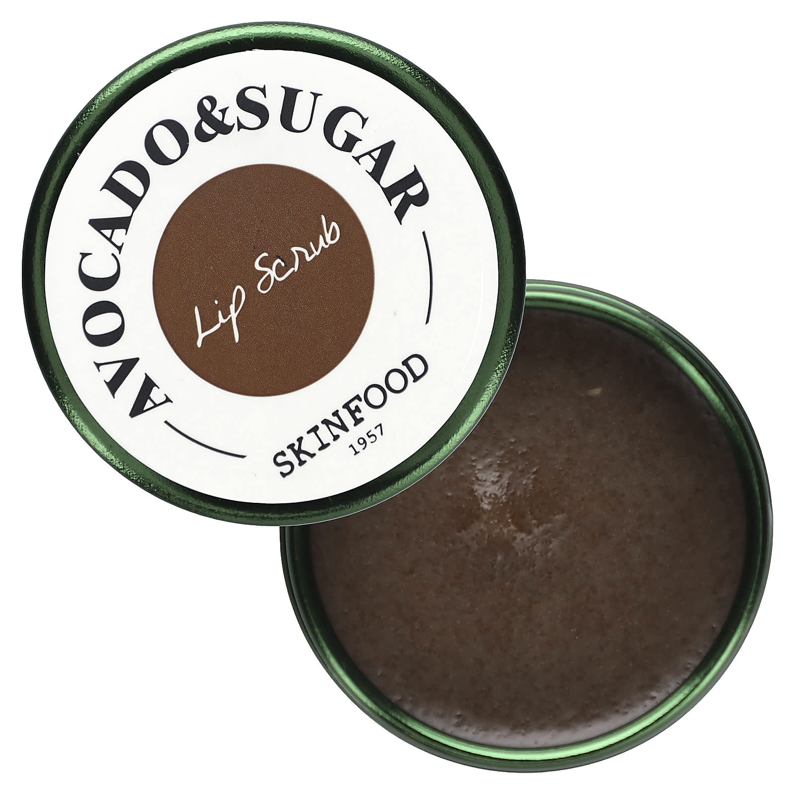 SKINFOOD, Скраб для губ, авокадо и сахар, 14 г (0,5 унции)