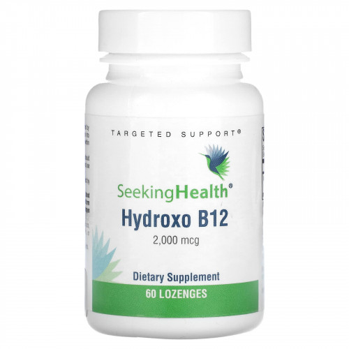 Seeking Health, Hydroxo B12, 2000 мкг, 60 пастилок