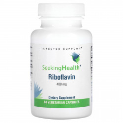 Seeking Health, Рибофлавин, 400 мг, 60 вегетарианских капсул