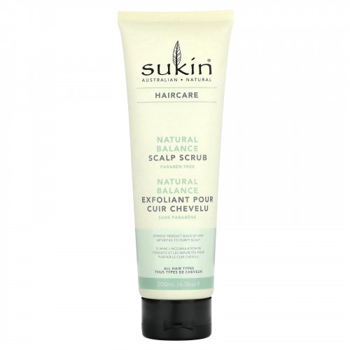 Sukin, Haircare, скраб для кожи головы Natural Balance, 200 мл (6,76 жидк. Унции)