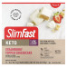 SlimFast, Keto Snack Bar Mini, чизкейк с клубникой, 12 пакетиков, 19 г (0,6 унции)