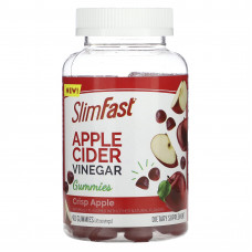 SlimFast, Яблочный уксус, хрустящее яблоко, 90 жевательных таблеток