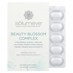 Solumeve, Beauty Blossom Complex, 30 растительных капсул