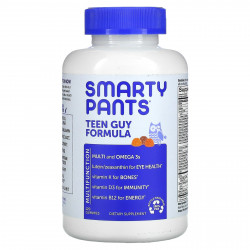 SmartyPants, мультивитамины для мальчиков-подростков, лимон и лайм, вишня, апельсин, 120 жевательных таблеток
