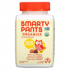 SmartyPants, Organics, комплекс для детей, вишня и ягодный микс, 120 вегетарианских жевательных таблеток