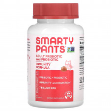 SmartyPants, пребиотики и пробиотики для взрослых, клубничный крем, 7 млрд КОЕ, 60 жевательных таблеток