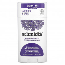 Schmidt's, Натуральный дезодорант, лаванда и шалфей, 75 г (2,65 унции)