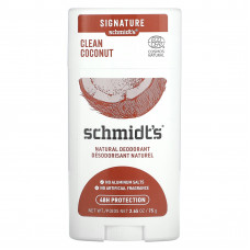 Schmidt's, Натуральный дезодорант, чистый кокос, 75 г (2,65 унции)