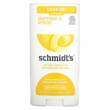 Schmidt's, Натуральный дезодорант, грейпфрут и абрикос, 75 г (2,65 унции)