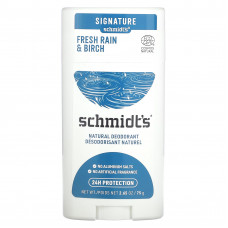 Schmidt's, Натуральный дезодорант, Fresh Rain & Birch, 75 г (2,65 унции)