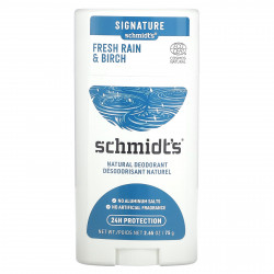 Schmidt's, Натуральный дезодорант, Fresh Rain & Birch, 75 г (2,65 унции)