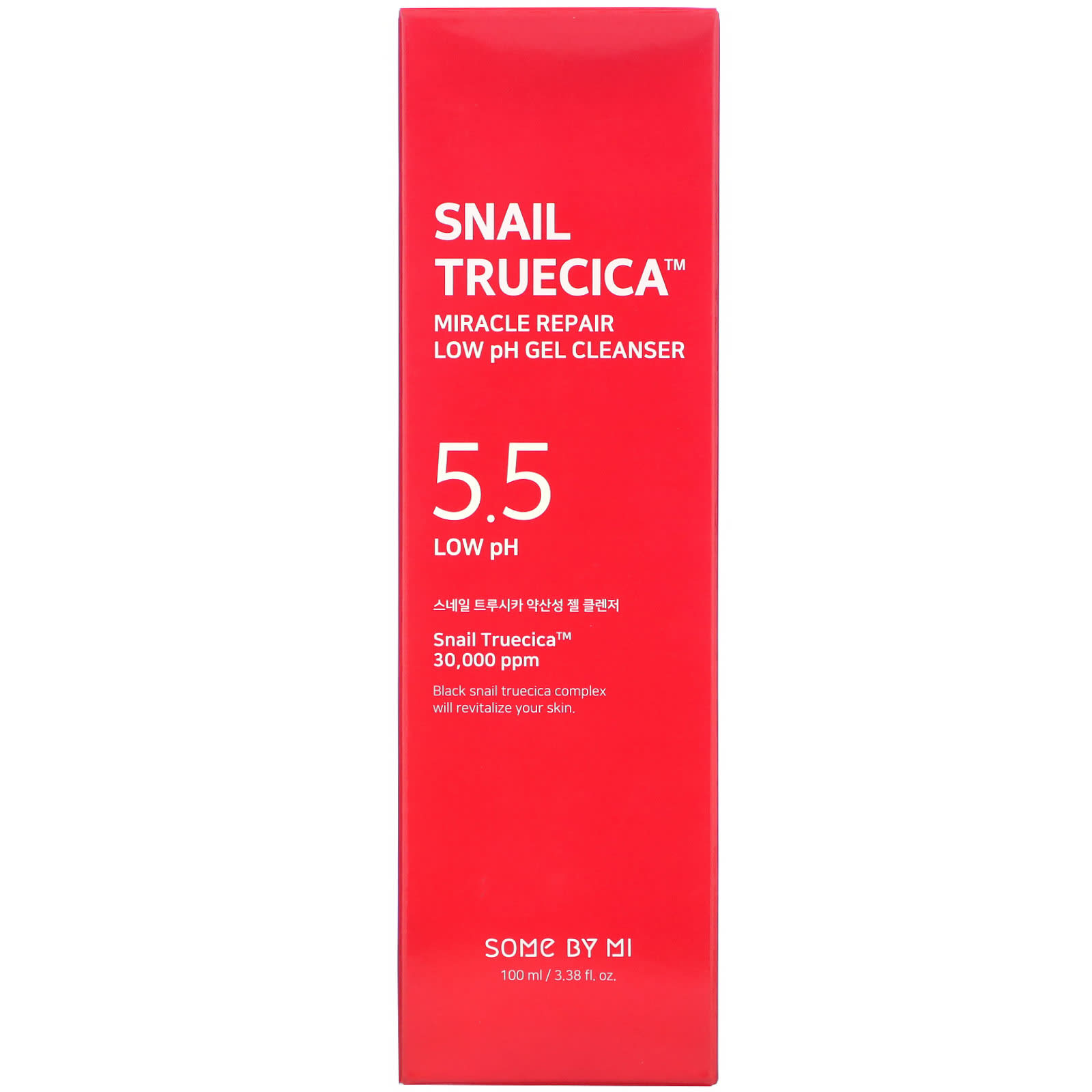 SOME BY MI, Snail Truecica, Гель для умывания Miracle Repair с низким pH, 3,38 жидких унций (100 мл)